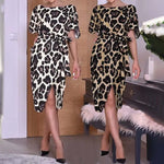 Robe Léopard Mi longue Allure - Vignette | My Léopard