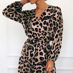 Robe Léopard Mi Longue Nude - Vignette | My Léopard