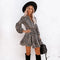 Robe léopard mini