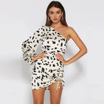 Black and White Bodycon Leopard Dress - Vignette | My Léopard