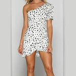 Robe Léopard Noire et Blanche Romantique - Vignette | My Léopard