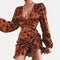 Robe léopard serena.