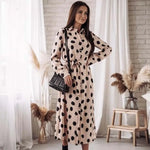 Robe Longue Imprimée Léopard - Vignette | My Léopard