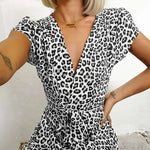 Robe Longue Léopard Blanche - Vignette | My Léopard