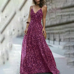 Romantic Leopard Long Dress - Vignette | My Léopard