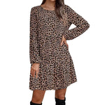 Leopard Long Sleeve Dress - Vignette | My Léopard