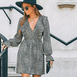 Robe Motif Léopard Blanche et Noire - Vignette | My Léopard