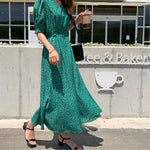 Robe motif léopard élégante bleue - Vignette | My Léopard