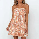 Robe Motif Léopard Orange - Vignette | My Léopard