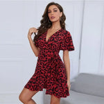 Robe Rouge Léopard - Vignette | My Léopard