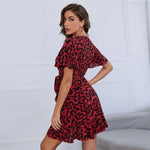 Robe Rouge Léopard - Vignette | My Léopard