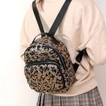 Mochila de leopardo con lentejuelas - Vignette | My Léopard