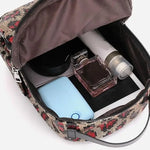 Mochila de leopardo con lentejuelas rojas - Vignette | My Léopard