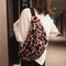 Sac banane léopard fourrure.