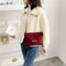 Sac rouge léopard.