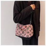 Bolso de piel sintética de leopardo rosa - Vignette | My Léopard