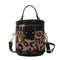 Sac Tonneau Léopard Noir