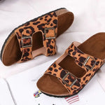 Sandales léopard à doubles brides - Vignette | My Léopard