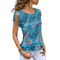 Sexy Leopard Print T Shirts Summer Women Short Sleeve Casual
