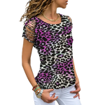 Tee-Shirt Léopard Violet - Vignette | My Léopard