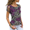 Sexy Leopard Print T Shirts Summer Women Short Sleeve Casual