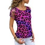 Tee-Shirt Léopard Coloré - Vignette | My Léopard