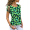 Sexy Leopard Print T Shirts Summer Women Short Sleeve Casual