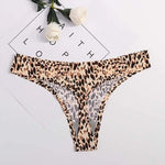 Beige leopard glamorous thong - Vignette | My Léopard