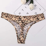 Beige leopard glamorous thong - Vignette | My Léopard
