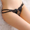 string sexy femme léopard.