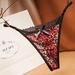 Sexy red leopard thong - Vignette | My Léopard