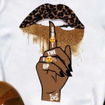 T-Shirt Léopard Bouche Motif 3 - Vignette | My Léopard