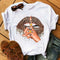 Tee shirt motif léopard.