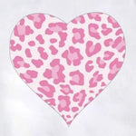 T-Shirt Léopard Cœur Rose Pâle - Vignette | My Léopard