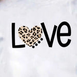 T-Shirt Léopard Love Noir - Vignette | My Léopard