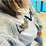 T-Shirt Léopard Love Noir - Vignette | My Léopard