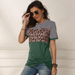 Green Striped Leopard T-Shirt - Vignette | My Léopard