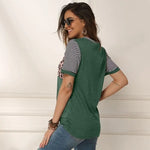Green Striped Leopard T-Shirt - Vignette | My Léopard