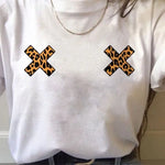 T-Shirt Léopard X Blanc - Vignette | My Léopard