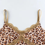 Top Dentelle Léopard Dentelle Sexy Beige - Vignette | My Léopard