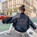 Women's Black Leopard Denim Jacket - Vignette | My Léopard