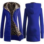 Blue Hooded Leopard Jacket - Vignette | My Léopard