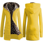 Yellow Leopard Hooded Jacket - Vignette | My Léopard