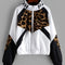 Veste sportive léopard.