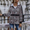 Veste léopard sportswear.