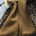 Veste Léopard Tendance Fourrure Noire - Vignette | My Léopard