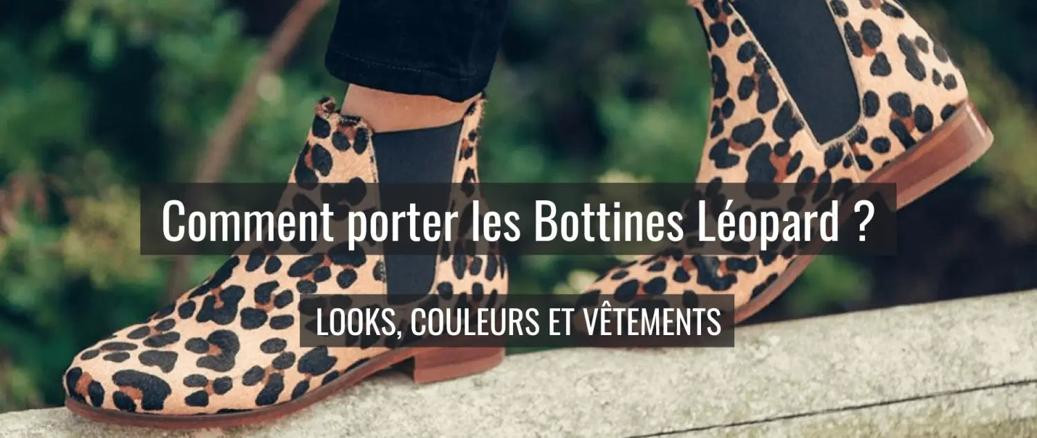 Bottines top sezane leopard