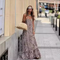 Long Bohemian Leopard Dress