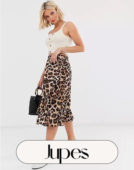 jupe léopard