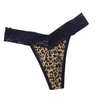 string leopard dentelle.